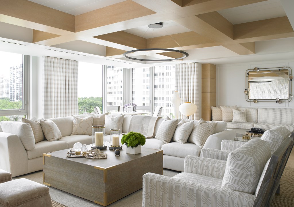 High-rise condo renovation in Pelican Bay located in Naples, Florida, done by a general contractor. Custom home remodel.